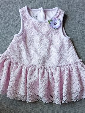 Pippa & Julie 18 Months Purple Dress